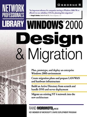 cover image of Windows 2000 Design & Migration